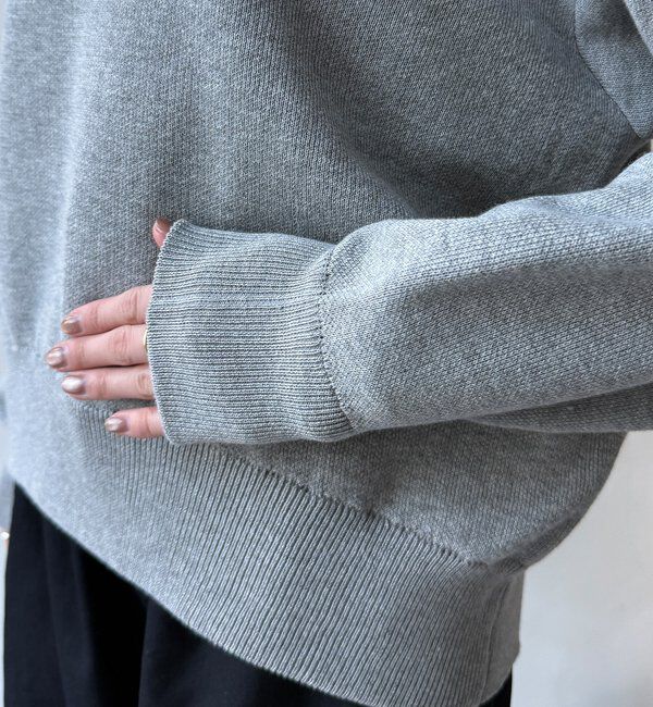  「【WEB限定】スウエットライクロゴニット」|ニット・セーター|