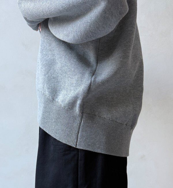  「【WEB限定】スウエットライクロゴニット」|ニット・セーター|