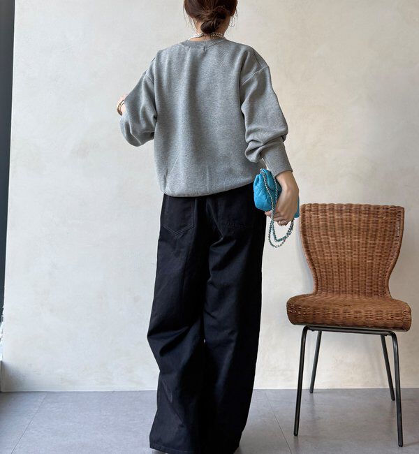  「【WEB限定】スウエットライクロゴニット」|ニット・セーター|