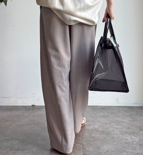  「【WEB限定】2WAYシャークスキンイージーパンツ」|チノ|