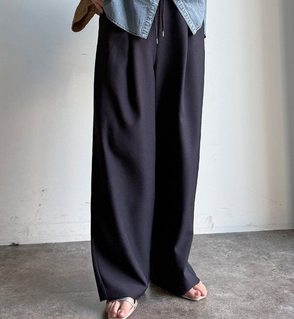  「【WEB限定】2WAYシャークスキンイージーパンツ」|チノ|