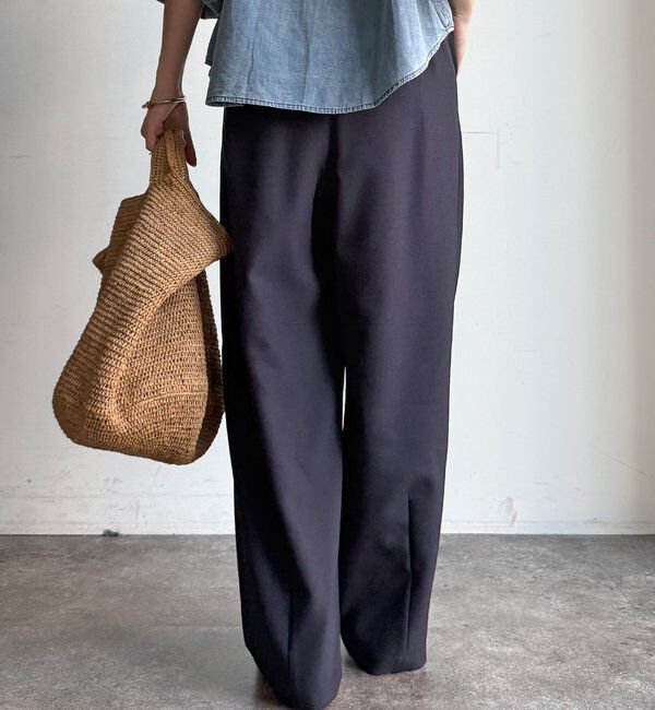  「【WEB限定】2WAYシャークスキンイージーパンツ」|チノ|