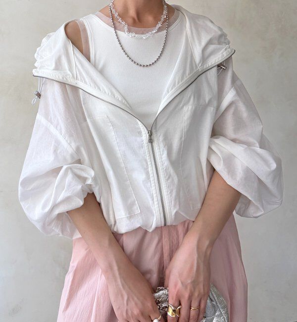  「チュールカップ付タンク」|Tシャツ・カットソー|