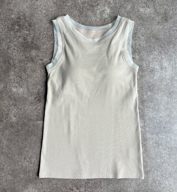  「チュールカップ付タンク」|Tシャツ・カットソー|