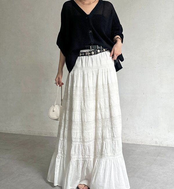  「カノコ編みカーディガン」|カーディガン|