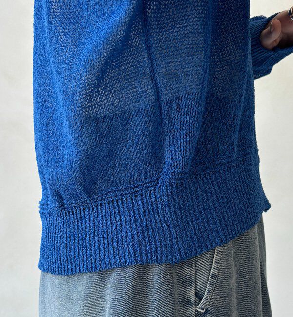  「ペーパーヤーン前後2WAYカーディガン」|カーディガン|