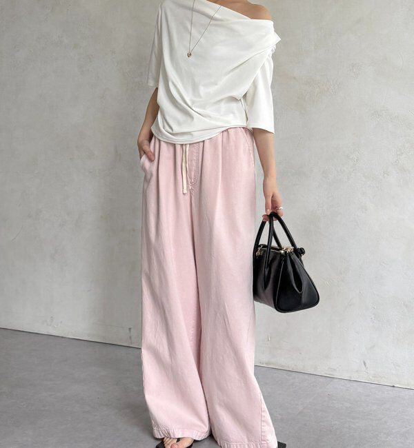  「2WAYドレープTEE」|Tシャツ・カットソー|