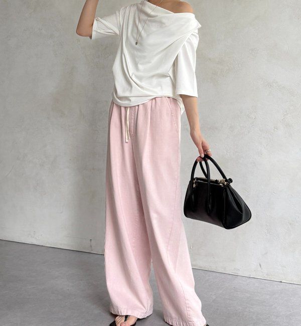  「2WAYドレープTEE」|Tシャツ・カットソー|