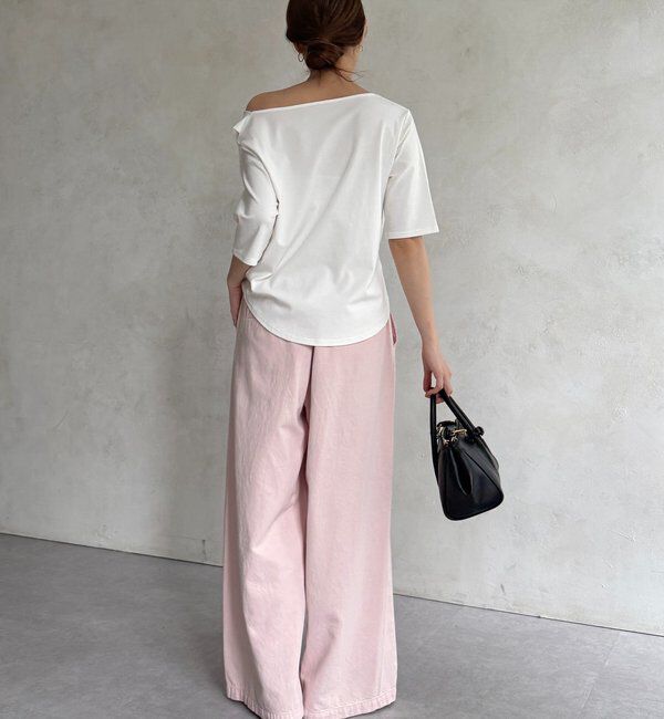  「2WAYドレープTEE」|Tシャツ・カットソー|