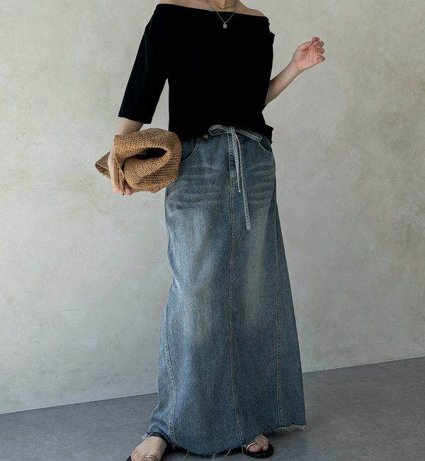  「2WAYドレープTEE」|Tシャツ・カットソー|