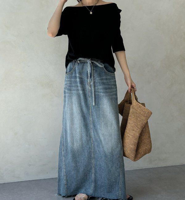  「2WAYドレープTEE」|Tシャツ・カットソー|