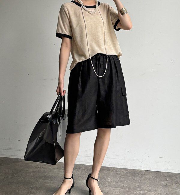  「【WEB限定】リンガーTEE」|Tシャツ・カットソー|