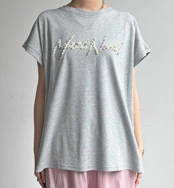  「【WEB限定】ビジューロゴTEE」|Tシャツ・カットソー|