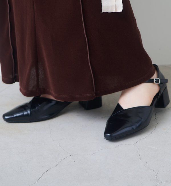  「クロスストラップパンプス」|パンプス|
