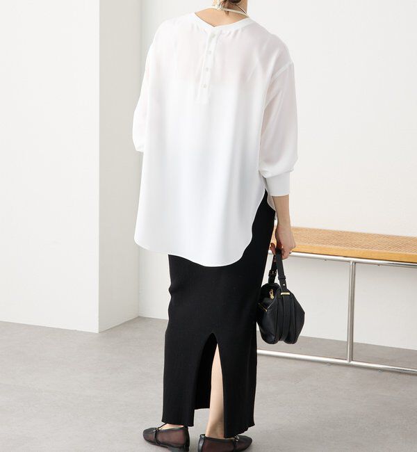  「【マイナス3kg/レビュー高評価☆】リブタイトスカート」|スカート|