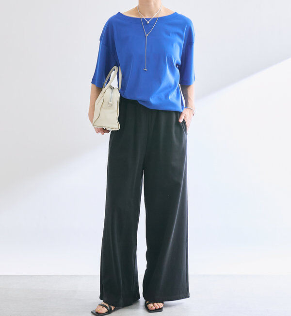  「【MONN.:.(モン)】オープンネックTee」|Tシャツ・カットソー|