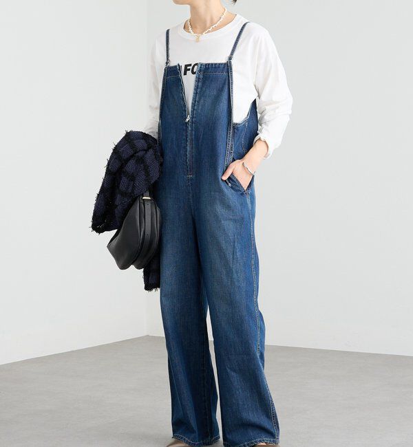  「【シーズン問わず使える】デニムサロペット」|ワンピース|