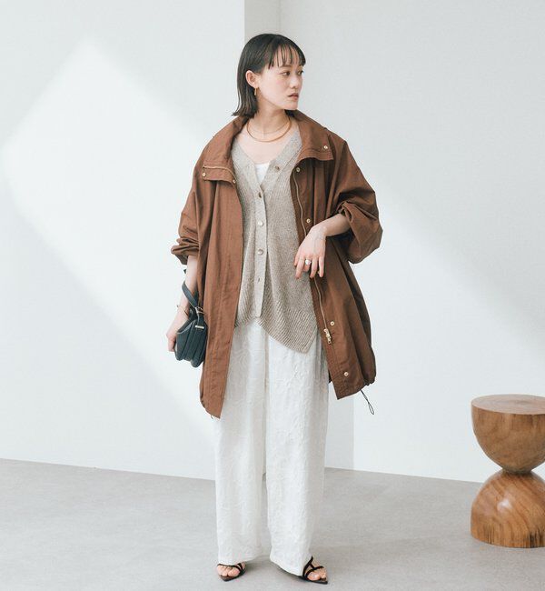  「【花粉ガード・撥水加工・UVカット機能】ドルマンフーディライトコート」|その他|