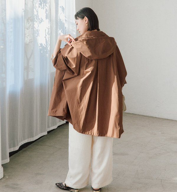  「【花粉ガード・撥水加工・UVカット機能】ドルマンフーディライトコート」|その他|