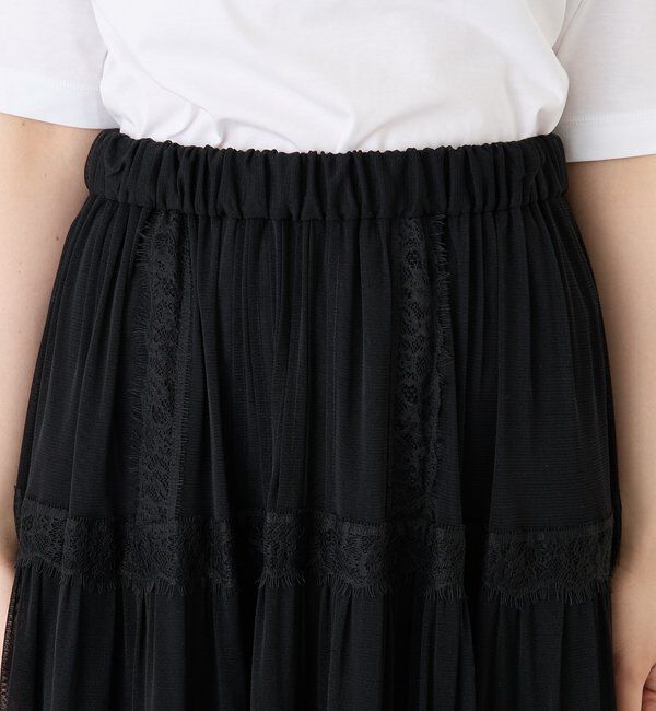  「予約【着映え】チュールティアードスカート」|スカート|
