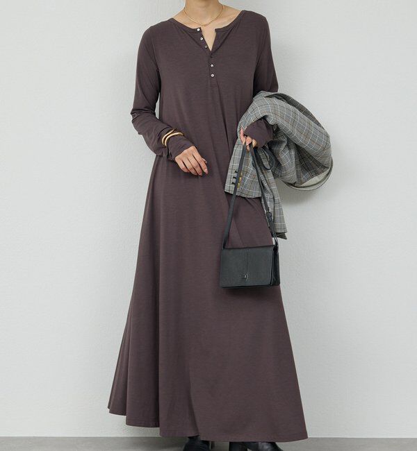  「【3WAY】カットワンピース」|ワンピース|ブラウン