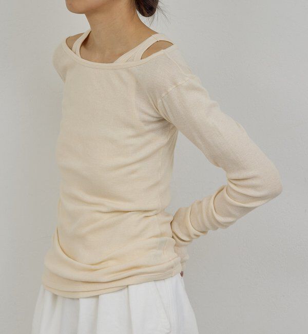  「【PEAS】ガーゼテレコプルオーバー」|Tシャツ・カットソー|