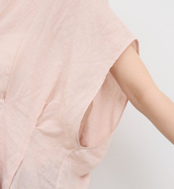  「【WEB限定】ハーフスリーブウエストシェイプシャツ」|シャツ・ブラウス|