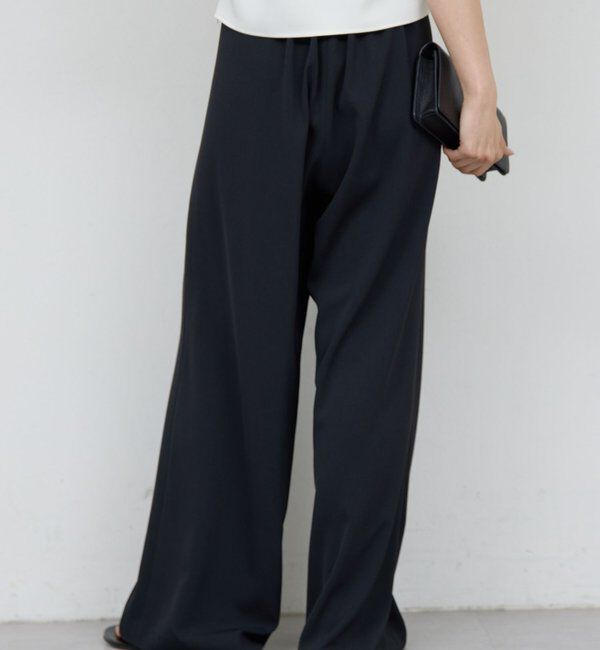  「【きちんと感&times;美脚】【セットアップ対応】タックイージーパンツ」|チノ|