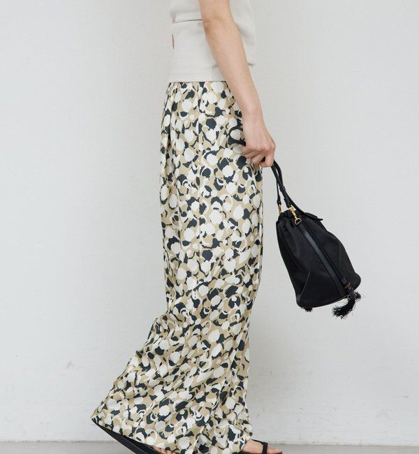  「アブストラクトプリントパンツ」|チノ|