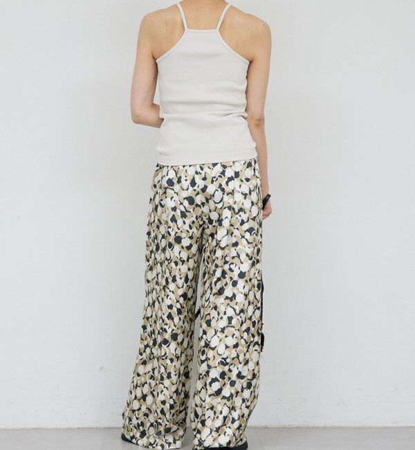  「アブストラクトプリントパンツ」|チノ|