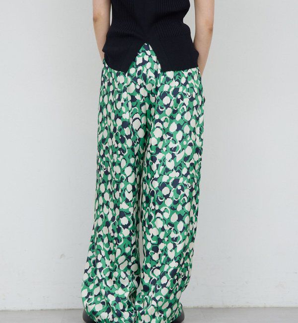  「アブストラクトプリントパンツ」|チノ|