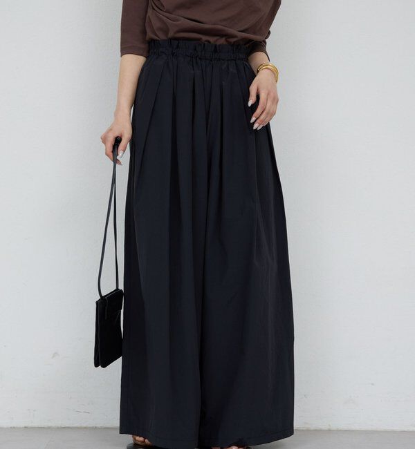  「ギャザーボリュームパンツ」|チノ|