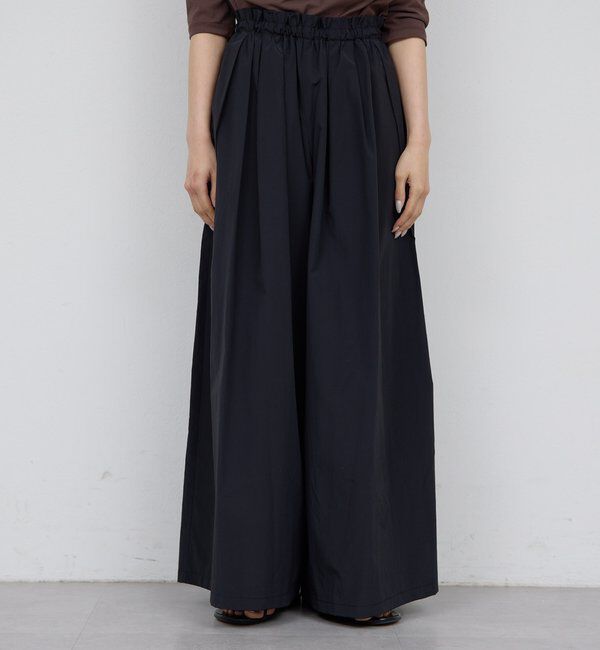  「ギャザーボリュームパンツ」|チノ|