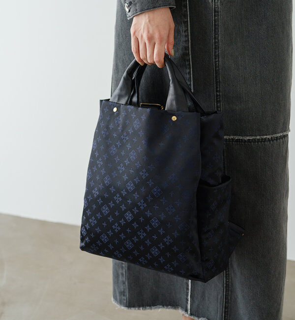  「ナイロンジャガード2ハンドルリュックサック」|リュック|