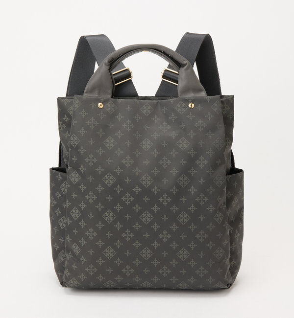  「ナイロンジャガード2ハンドルリュックサック」|リュック|