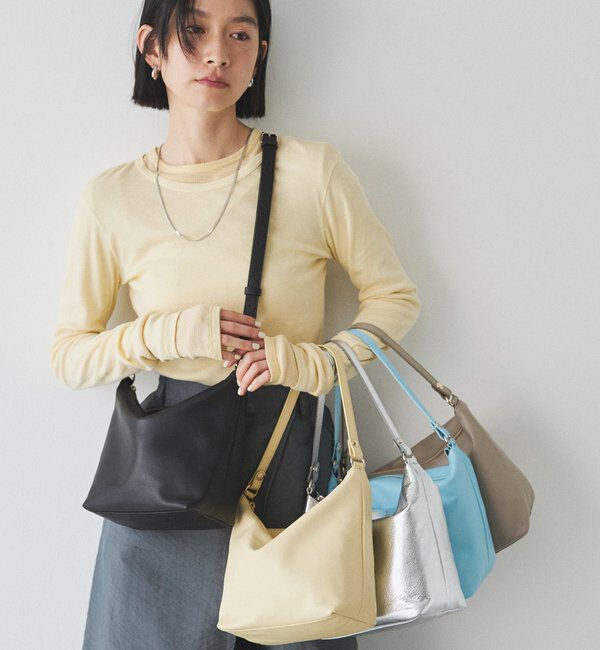  「ソフトレザーシンプルショルダーバッグ 」|ショルダー・メッセンジャー|