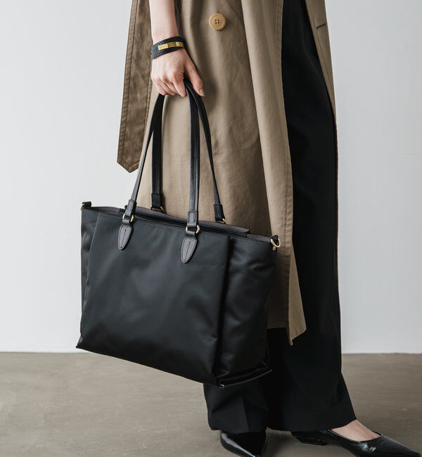  「ナイロン２WAYトートバッグ」|トートバッグ|ブラック