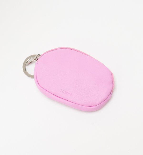  「ソフトレザーカラビナ付き横長ポーチ」|その他|