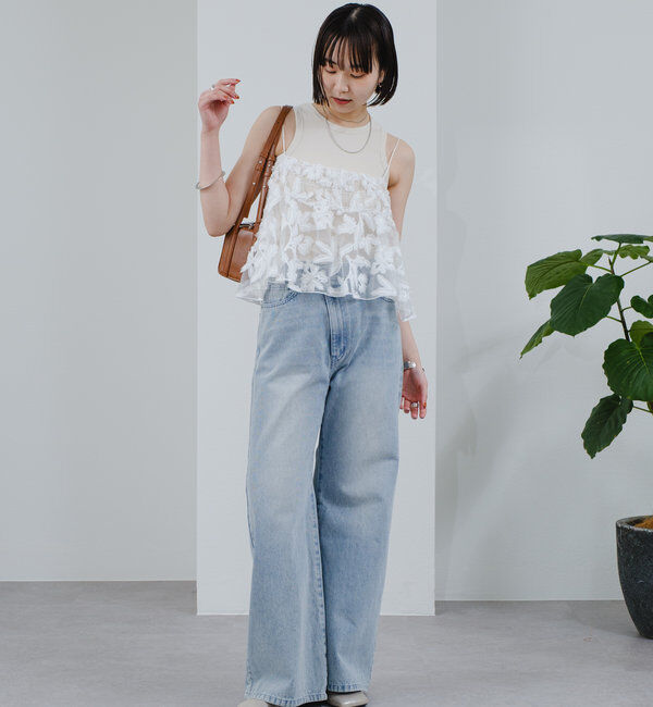  「【新色ブルー登場！】フレアデニム」|デニム|