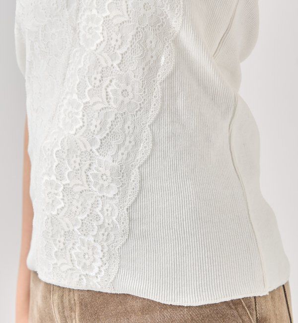  「Vレースタンクトップ」|キャミソール|