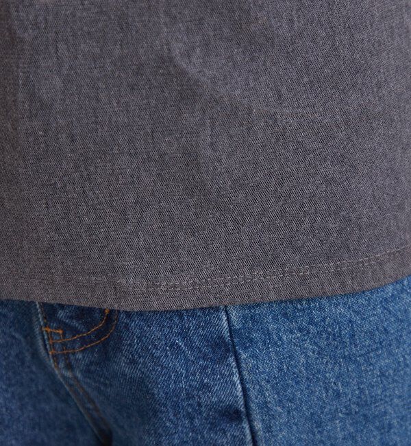  「プレート付きクルーシアーロンT」|Tシャツ・カットソー|