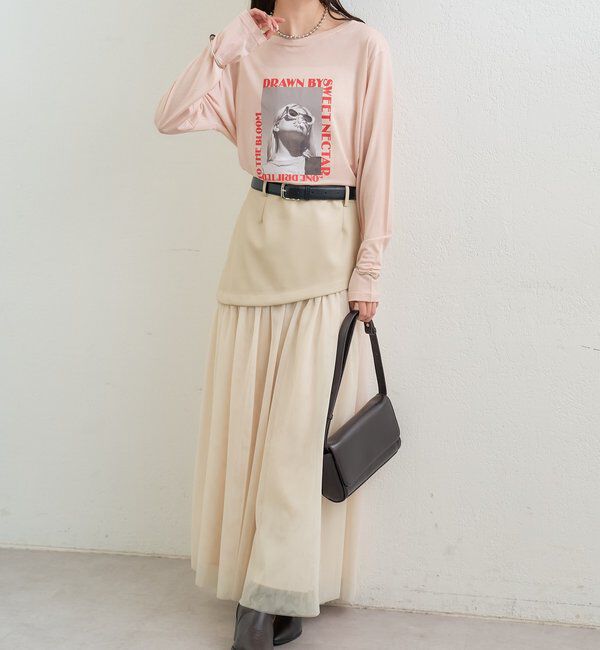  「シアーフォトロングTシャツ」|Tシャツ・カットソー|