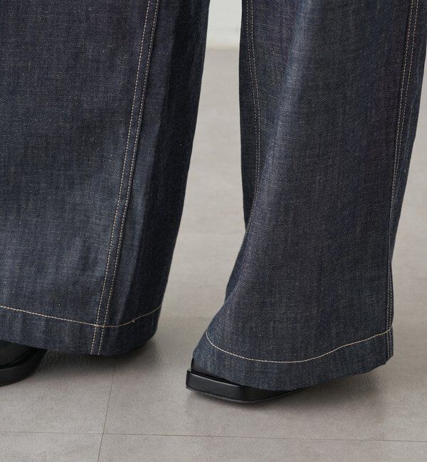  「ハイウエストデニムパンツ」|デニム|