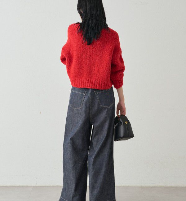  「ハイウエストデニムパンツ」|デニム|