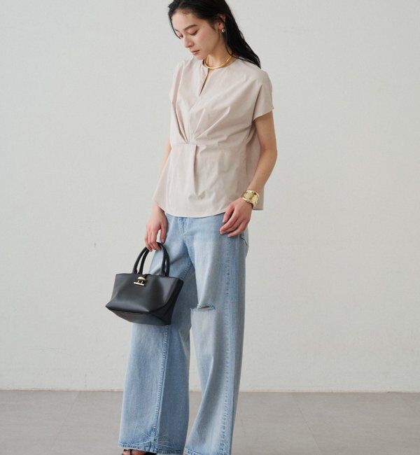  「フロントタックブラウス」|シャツ・ブラウス|