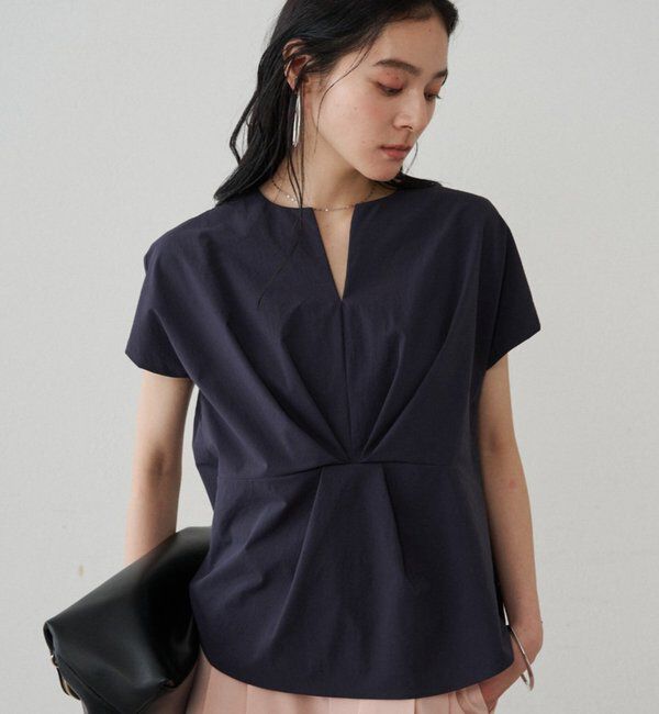  「フロントタックブラウス」|シャツ・ブラウス|
