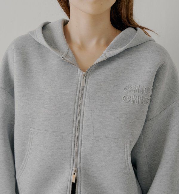  「【セットアップ対応】Wジップボリュームスリーブフードパーカー」|パーカー|