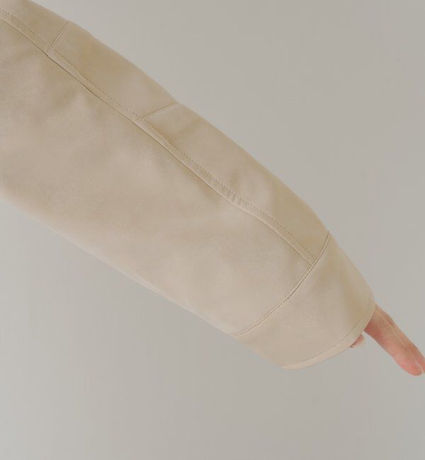  「スタンドカラーレザールーズジャケット」|その他|