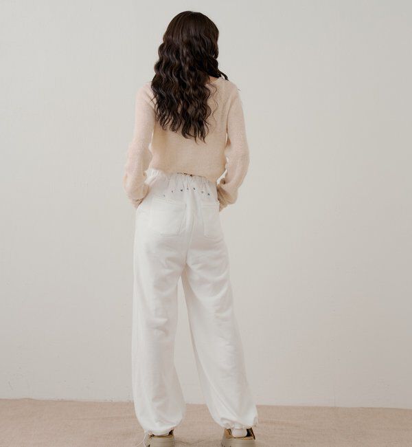  「サイドレーススウェットパンツ」|チノ|