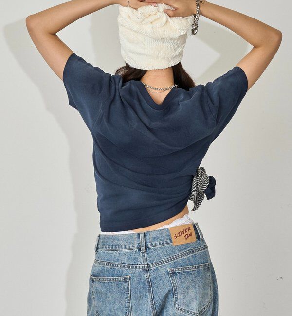  「【UNISEX】SourcreamラインストーンスターグラフィックTEE」|Tシャツ・カットソー|